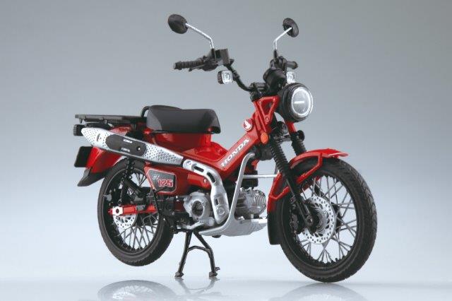 Honda CT125 ハンターカブ グローイングレッド フィギュア アオシマ