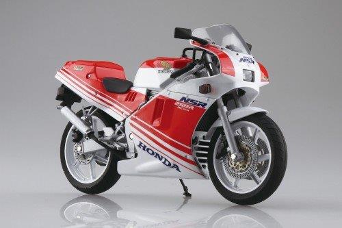 Honda NSR250R '88 フ ァイティングレッド/ロスホワイト フィギュア アオシマ