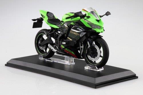 KAWASAKI Ninja ZX-25R ライムグリーン×エボニー フィギュア アオシマ