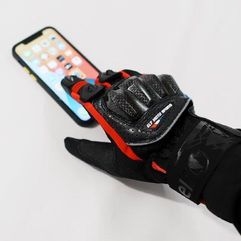 取寄 ソリドメッシュグローブ ブラック WL(レディースL)サイズ EG-S526 エルフ