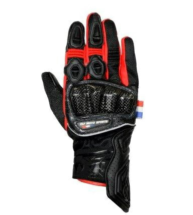 取寄 ソリドメッシュグローブ ブラック/レッド Lサイズ EG-S526 エルフ