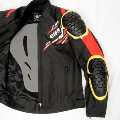 取寄 アデッソジャケット レッド Mサイズ EJ-A117 エルフ