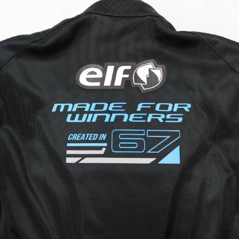 取寄 エオリアメッシュジャケット ホワイト&ブラック 4Lサイズ EJ-S121 エルフ