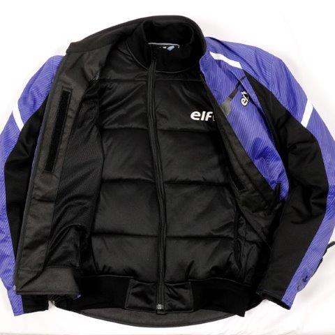 取寄 ファーチレスポルトジャケット ブルー Mサイズ EJ-W114 エルフ