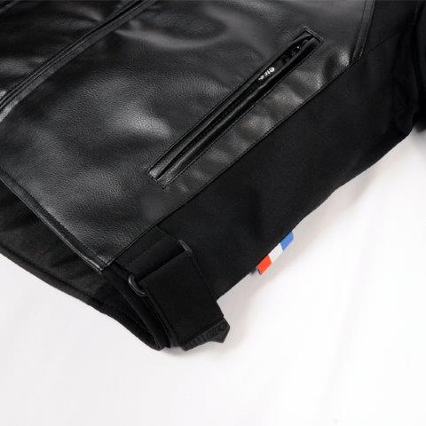 取寄 エヴォルツィオーネPUレザージャケット ブルー LLサイズ EJ-W120 エルフ