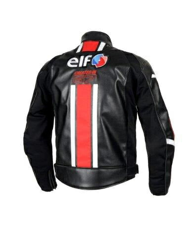 取寄 エヴォルツィオーネPUレザージャケット レッド 3Lサイズ EJ-W120 エルフ