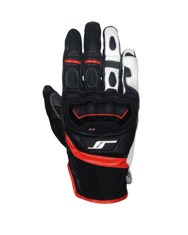 取寄 ハイブリッドレザーグローブ レッド LLサイズ FG-A196