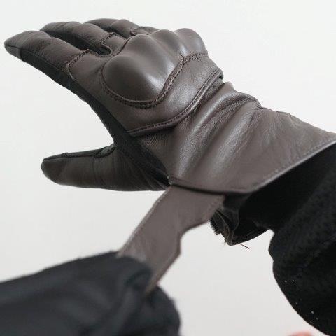 アドヒアーレザーグローブ ブラック M/WIDEサイズ FG-A623 フラッグシップ
