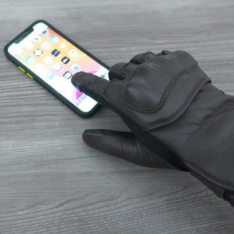 取寄 アドヒアーレザーグローブ ブラウン LLサイズ FG-A623 フラッグシップ