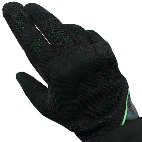 取寄 スリットニットグローブ ブラック&ホワイト LLサイズ FG-S618 フラッグシップ