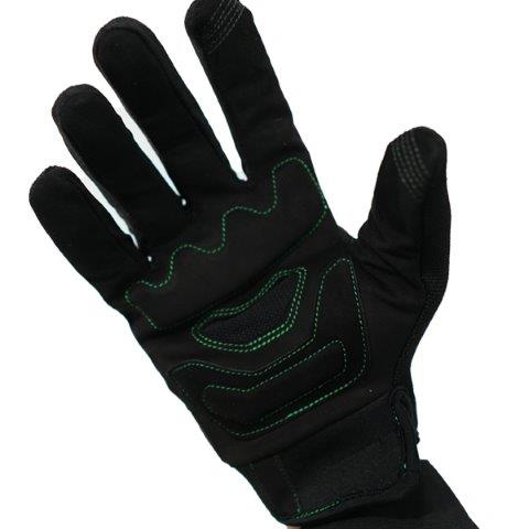 取寄 スリットニットグローブ ブラック&ホワイト LLサイズ FG-S618 フラッグシップ