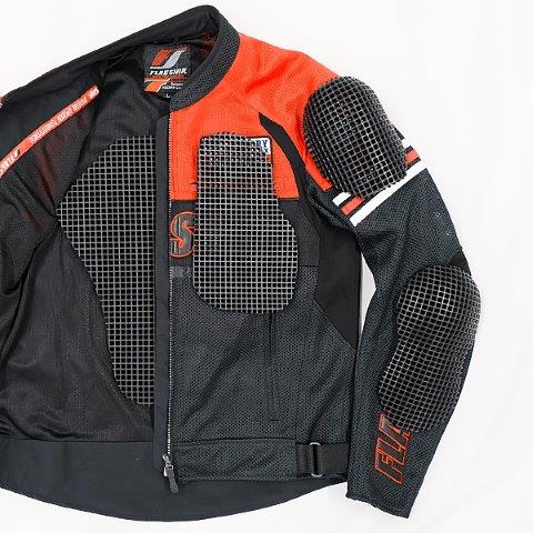 エイサージャケット レッド Lサイズ FJ-S218 フラッグシップ