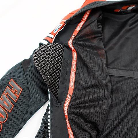 取寄 エイサージャケット レッド 3Lサイズ FJ-S218 フラッグシップ