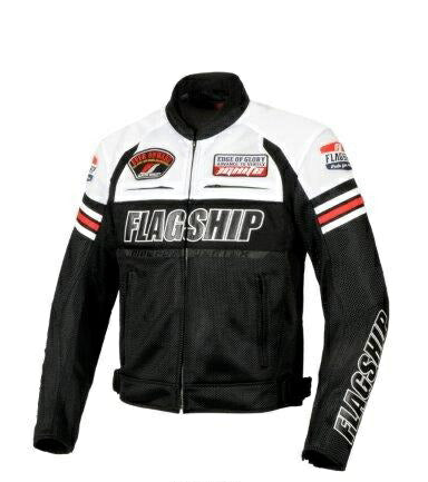 取寄 エイサージャケット ホワイト 3Lサイズ FJ-S218 フラッグシップ