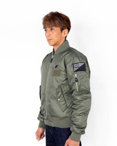 取寄 パーソナルMA-1 カーキ 4Lサイズ FJ-W212 フラッグシップ