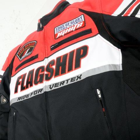 ブライトジャケット レッド 4Lサイズ FJ-W217 フラッグシップ