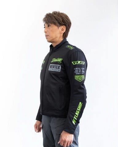 取寄 グラフィティージャケット レッド 4Lサイズ FJ-W223 フラッグシップ
