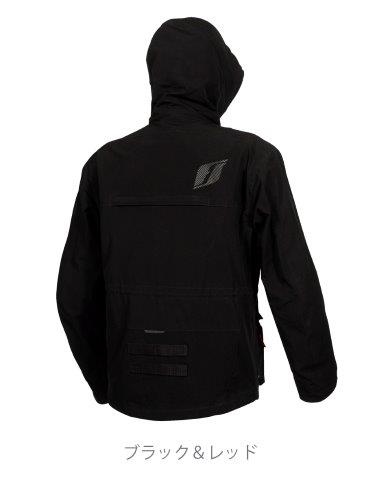 取寄 リフレイムジャケット ブラック&レッド Lサイズ FJR-A215