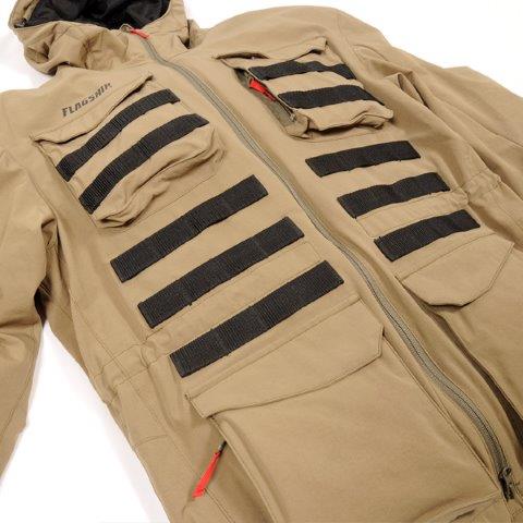 取寄 リフレイムジャケット ブラック&レッド 3Lサイズ FJR-A215