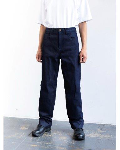 取寄 ワイドウィンタージーンズ ブラック Lサイズ FP-W409 フラッグシップ