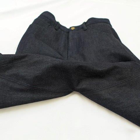 取寄 ワイドウィンタージーンズ ブラック L/3L(股下L/幅3L)サイズ FP-W409 フラッグシップ