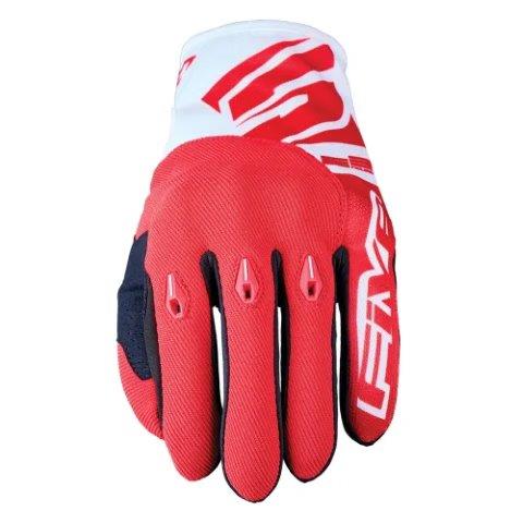 E3 EVOグローブ ホワイト/レッド Lサイズ ファイブ