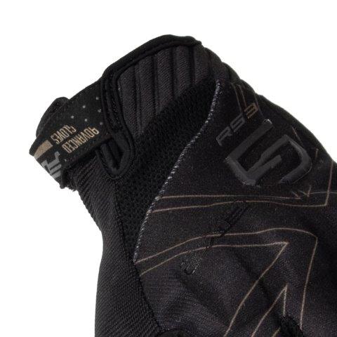 RS3 EVO GRAPHICSグローブ ユニオンジャック ブラック/ゴールド Mサイズ ファイブ