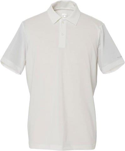 【氷撃α】冷感半袖ポロシャツ ホワイト Mサイズ 25151317 フリーズテック