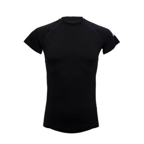 【氷撃】PERFORMANCE LINE 冷感シャツ 半袖 クルーネック ブラック Sサイズ 25151614 フリーズテック