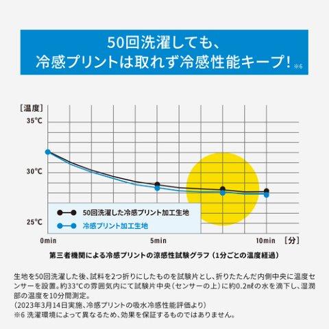 【氷撃】PERFORMANCE LINE 冷感シャツ 半袖 クルーネック ブラック XLサイズ 25151617 フリーズテック