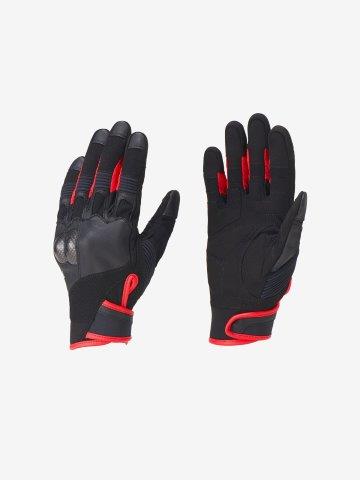 カーボンナックルコンフォートグローブ BC(ブラック×スカーレット) 4(XL)サイズ GB64180 ゴールドウイン