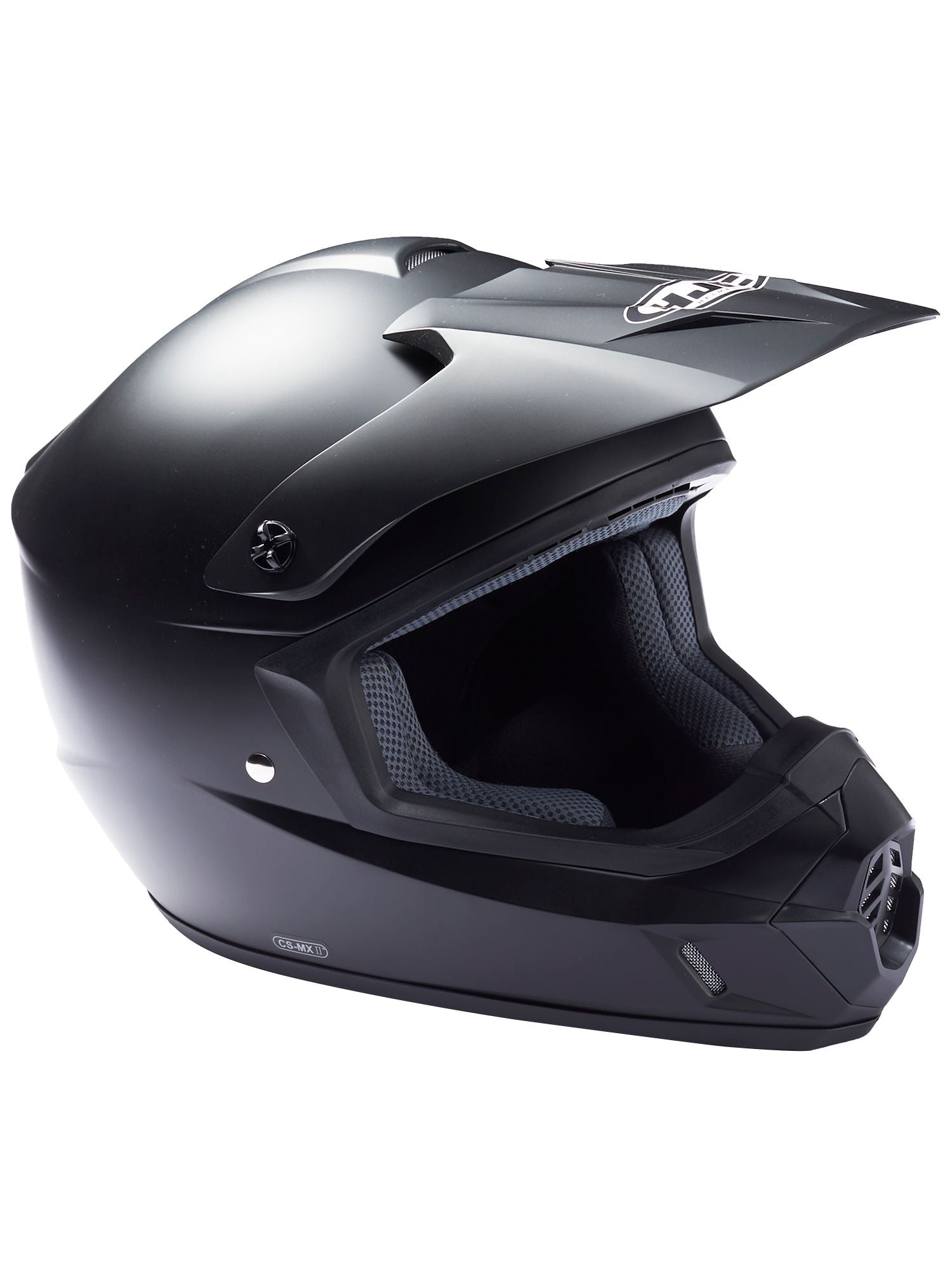 オフロードヘルメット CS-MXⅡソリッド セミフラットブラック Mサイズ HJH102 HJC