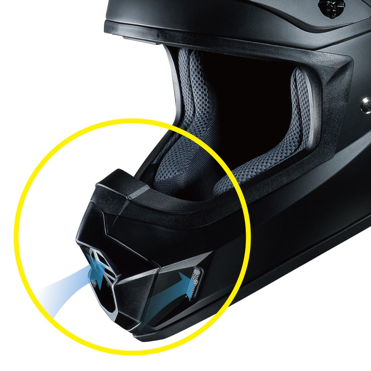 取寄 オフロードヘルメット CS-MXⅡソリッド セミフラットブラック XLサイズ HJH102 HJC