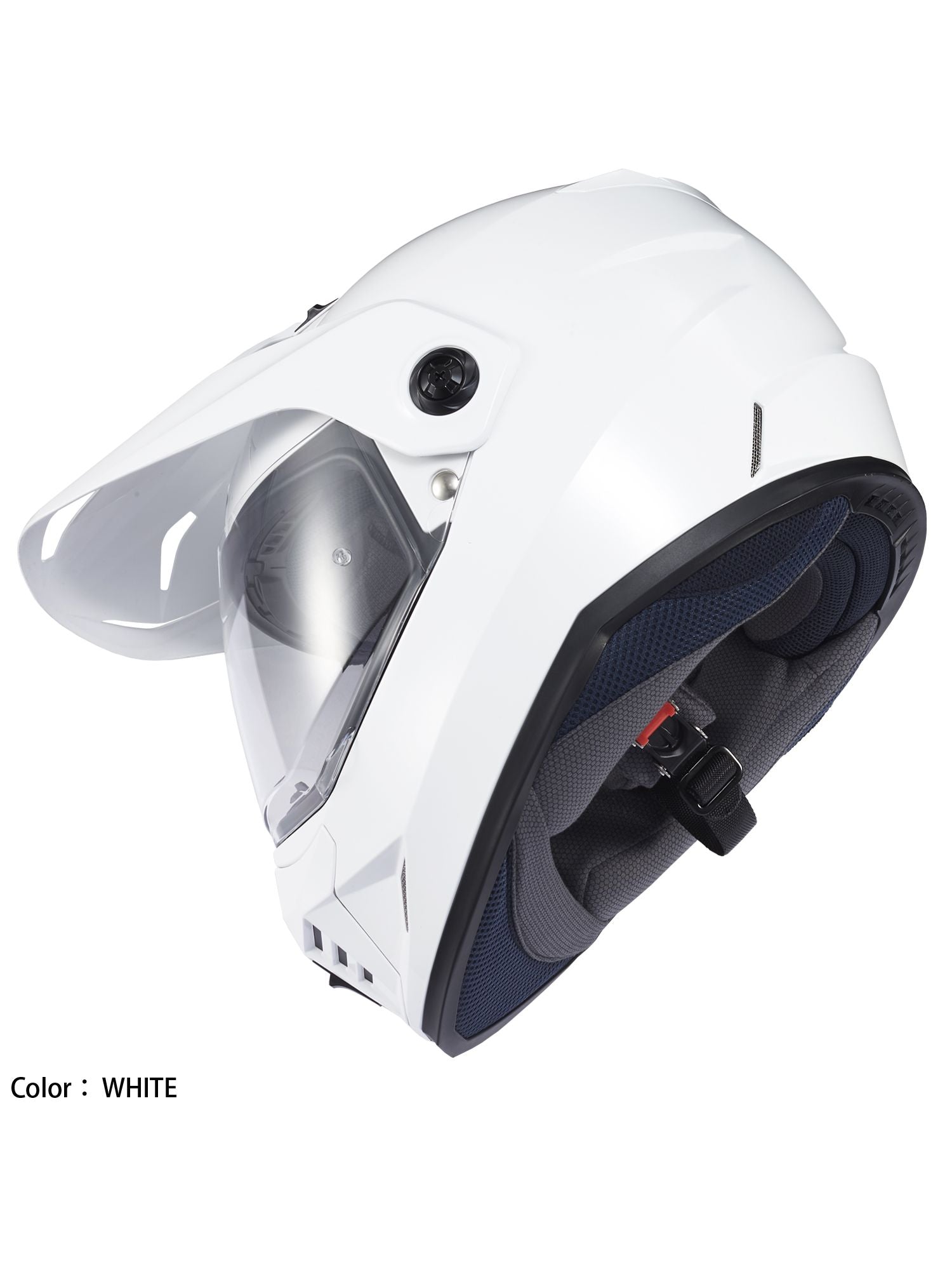 オフロードヘルメット DS-X1 ソリッド ホワイト XLサイズ HJH133 HJC