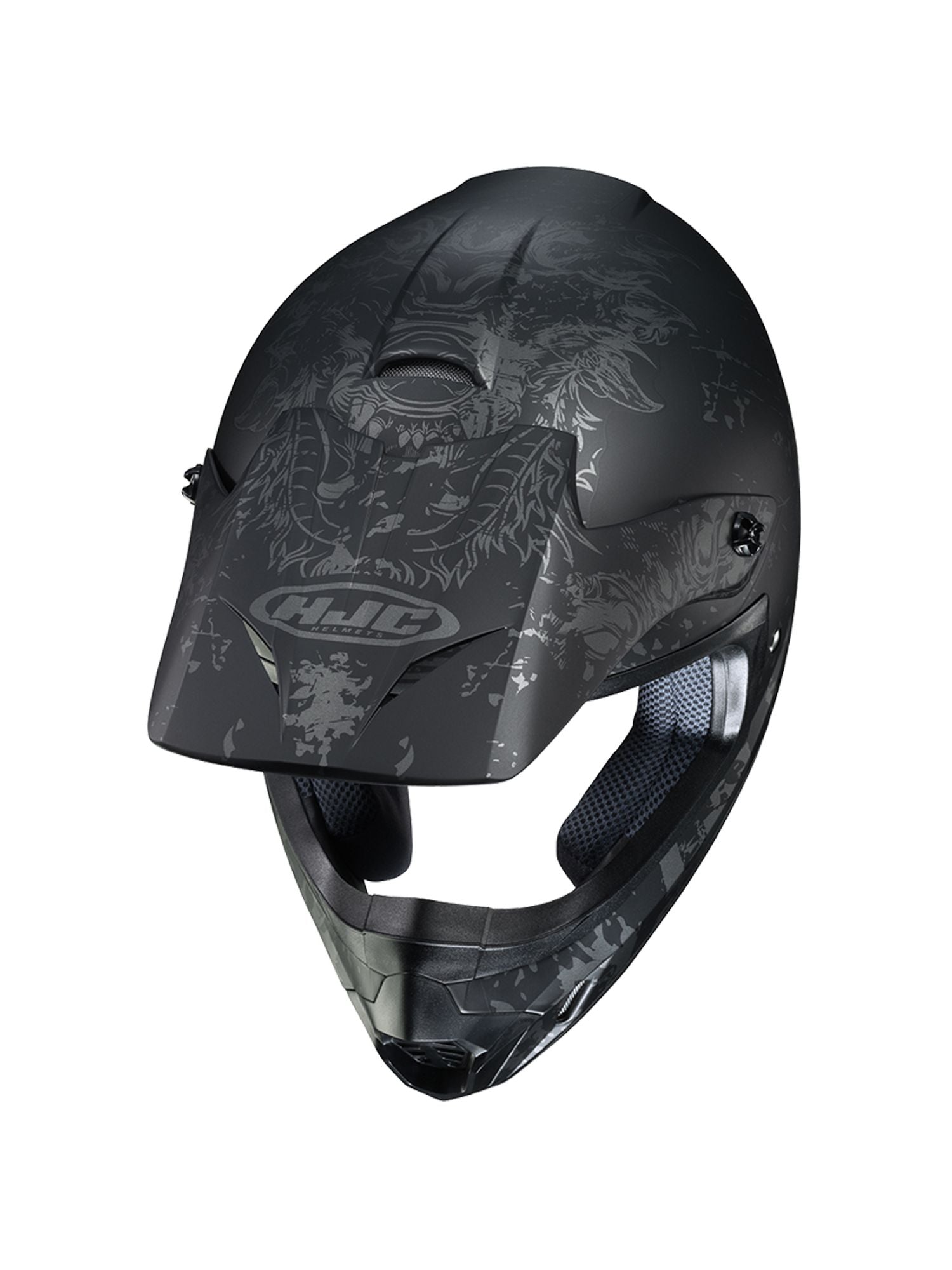 取寄 オフロードヘルメット CS-MXⅡ クリーパー ブラック(MC5SF) Sサイズ HJH213 HJC