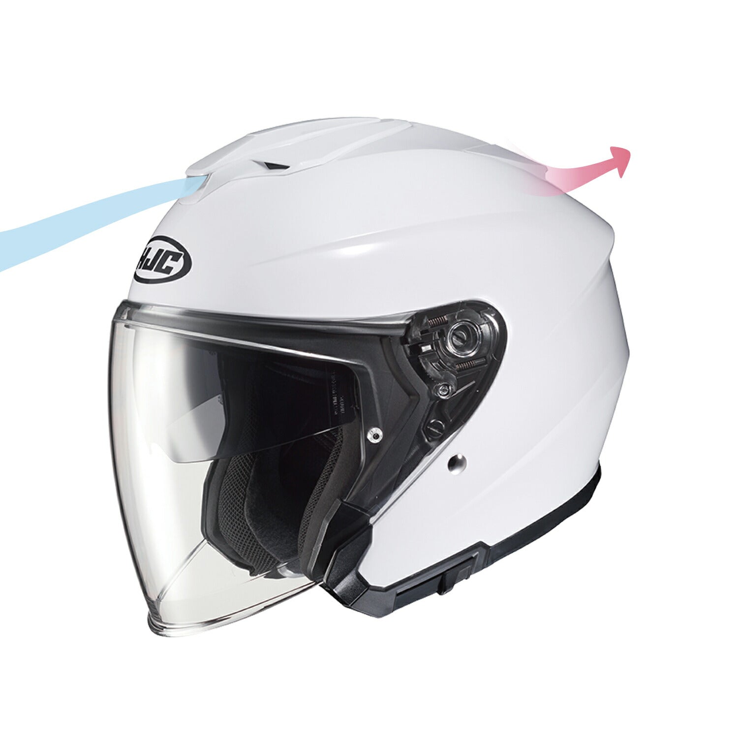 オープンフェイスヘルメット i30 ソリッド グレー XLサイズ HJH214 HJC