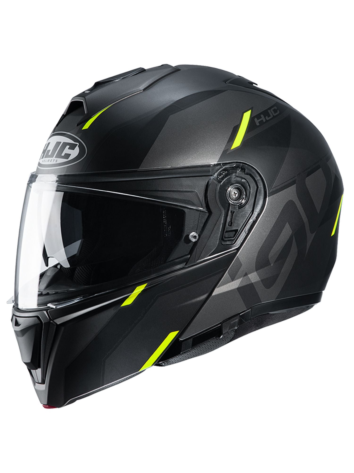 システムヘルメット i90 アヴェンタ ブラック/イエロー(MC4HSF) Mサイズ HJH222 HJC