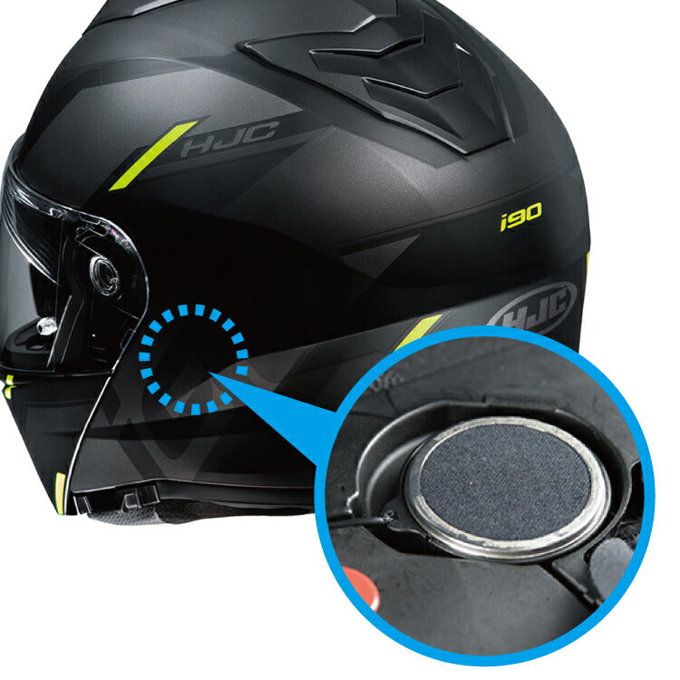 システムヘルメット i90 アヴェンタ ブラック/ホワイト(MC1) XLサイズ HJH222 HJC