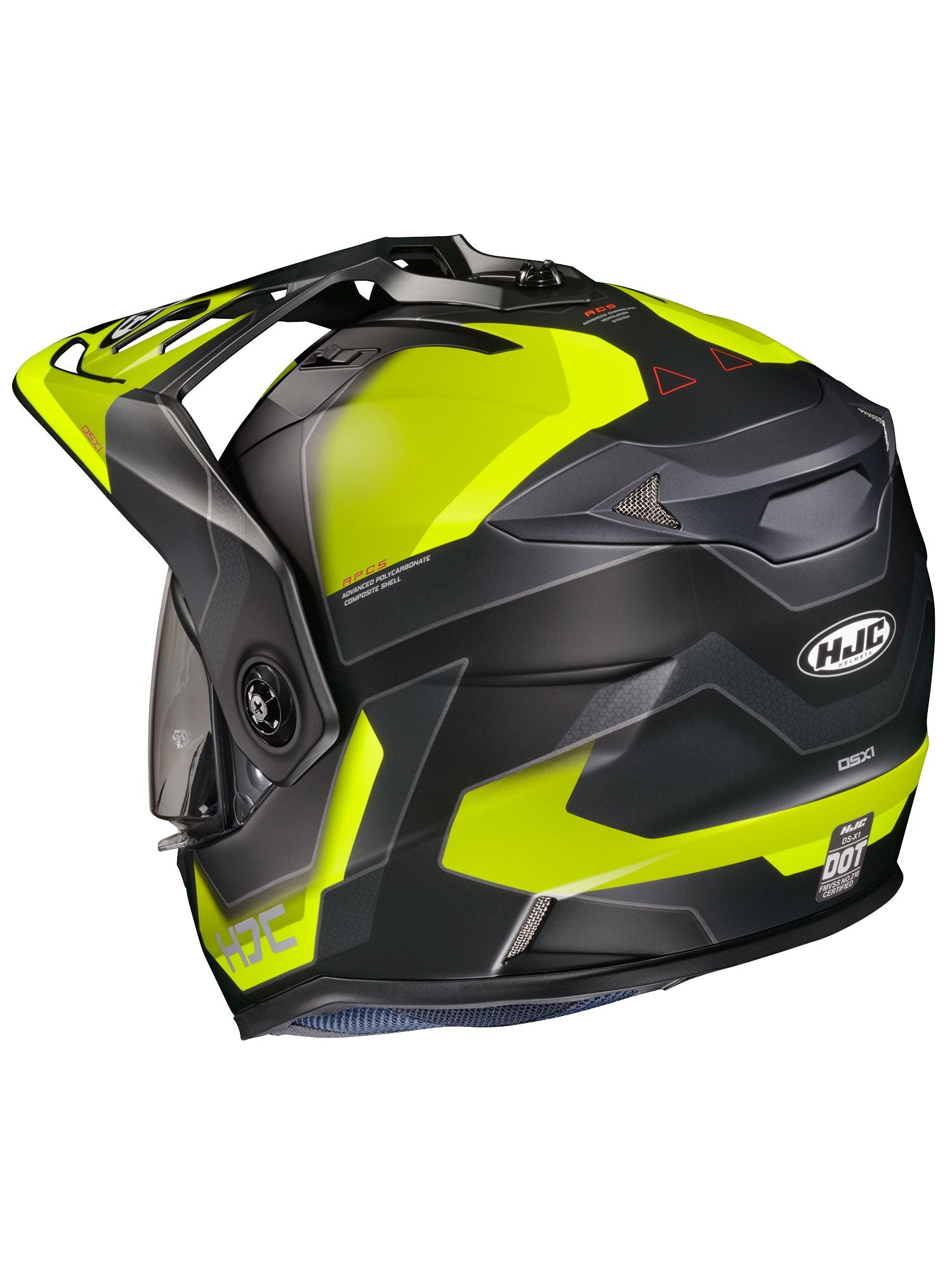 取寄 オフロードヘルメット DS-X1 シナジー イエロー(MC3HSF) Mサイズ HJH230 HJC