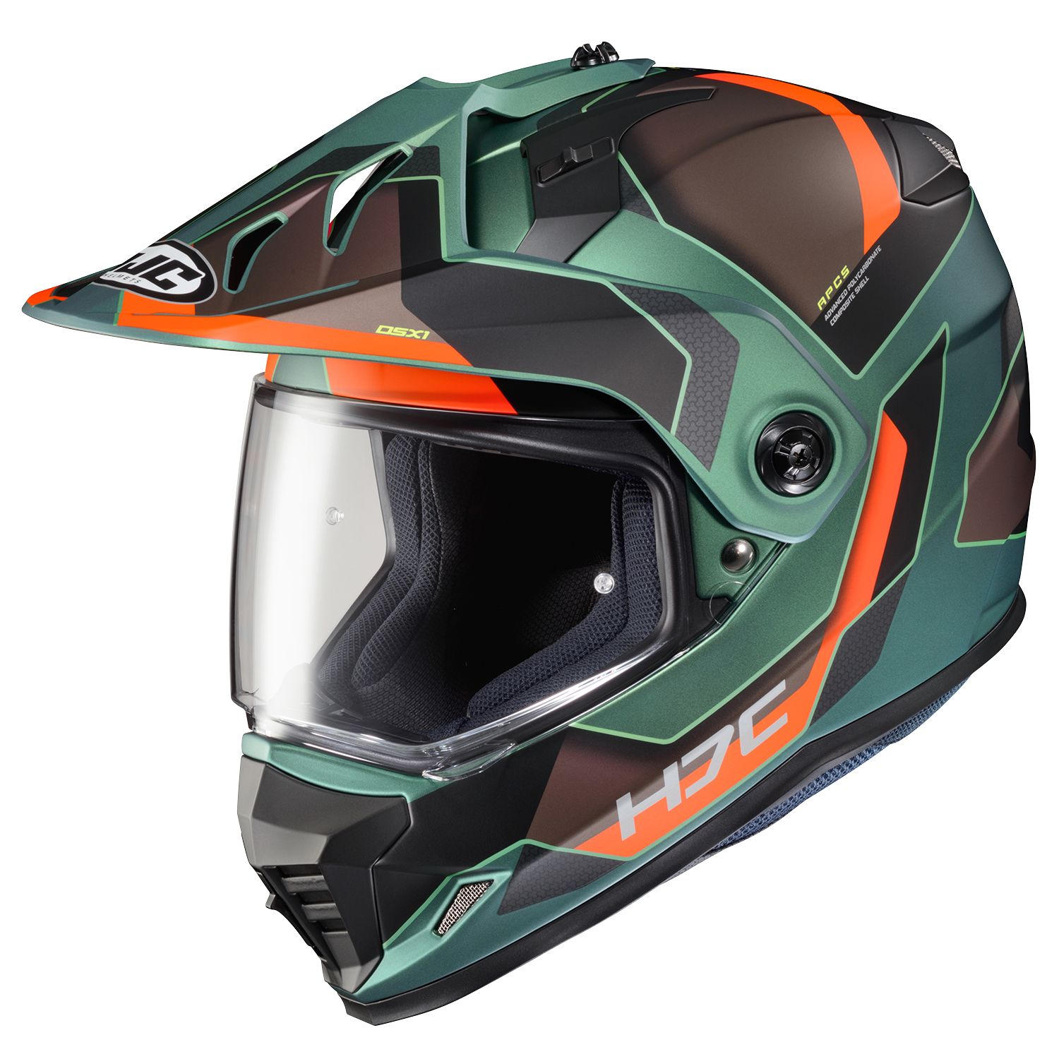 取寄 オフロードヘルメット DS-X1 シナジー グリーン(MC47) Mサイズ