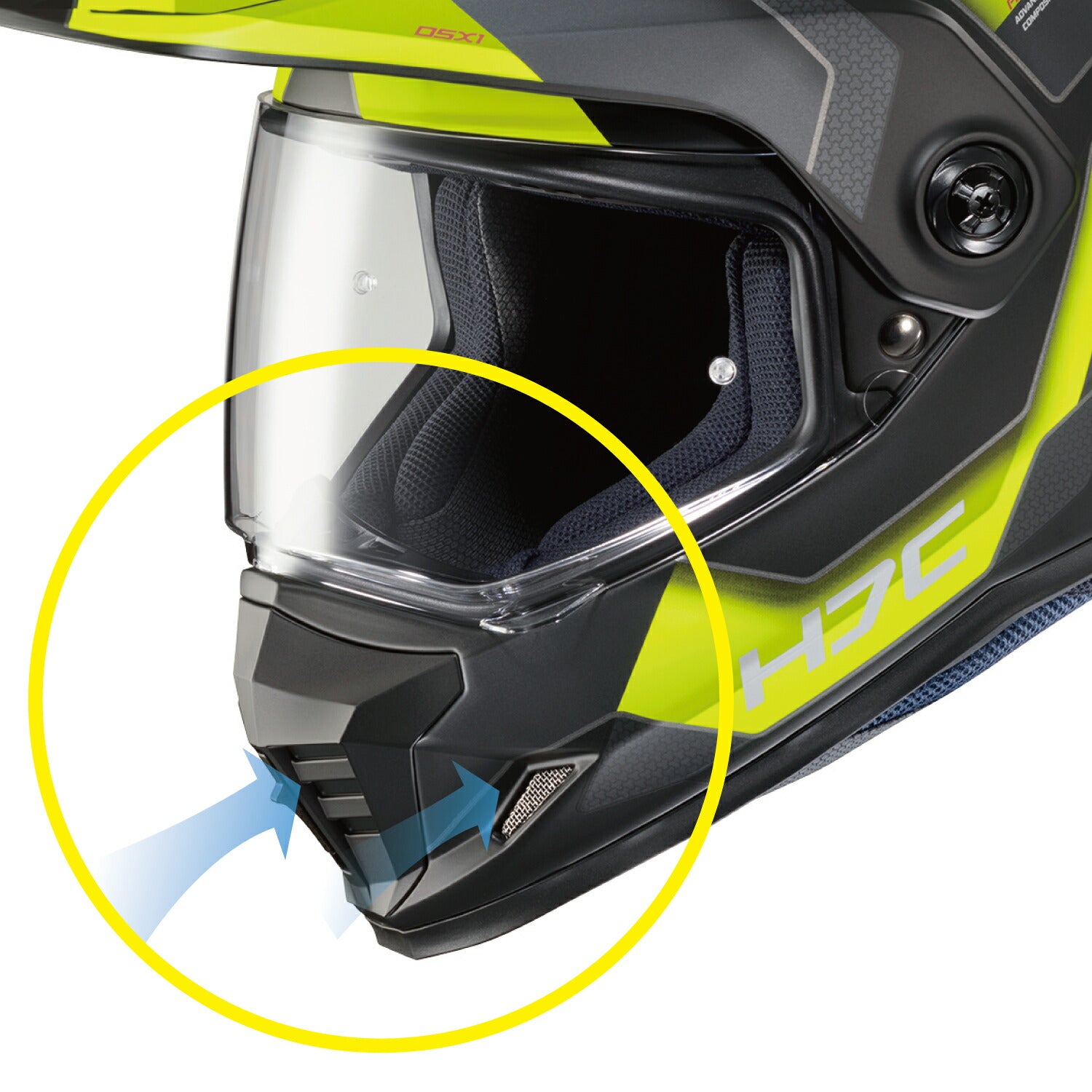 取寄 オフロードヘルメット DS-X1 シナジー ブラック(MC5SF) Mサイズ HJH230 HJC