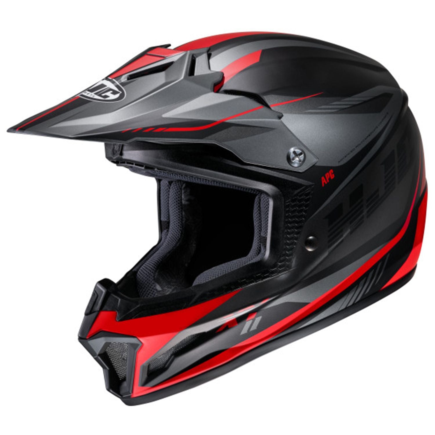オフロードヘルメット CL-XYⅡ ドリフト 【KIDS & WOMEN'Sモデル】 ブラック/レッド(MC1SF) Mサイズ HJH251 HJC