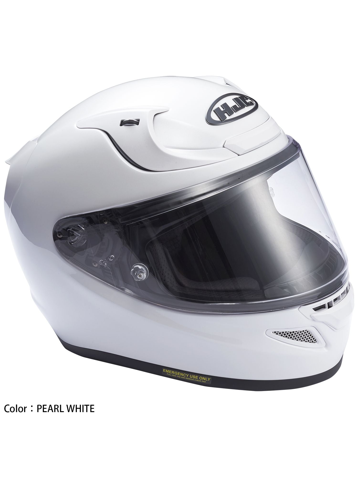 取寄 フルフェイスヘルメット RPHA12 ソリッド パールホワイト XLサイズ HJH255 HJC