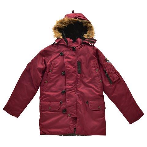 N-3B モーターサイクルジャケット ワイン Mサイズ HTVA2212W ヒューストン