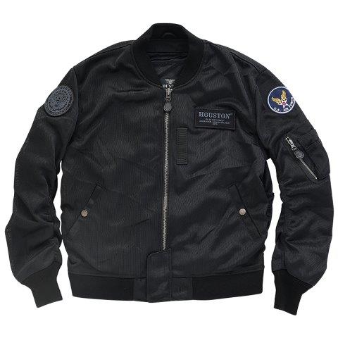 MA-1 メッシュモーターサイクルジャケット ブラック 5XL HTVA2311S ヒューストン