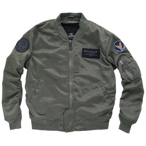 MA-1 メッシュモーターサイクルジャケット カーキ 5XL HTVA2311S ヒューストン