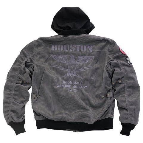 MA-1 ブラックナイツ メッシュ モーターサイクル ジャケット ブラック 3XL HTVA2321S ヒューストン