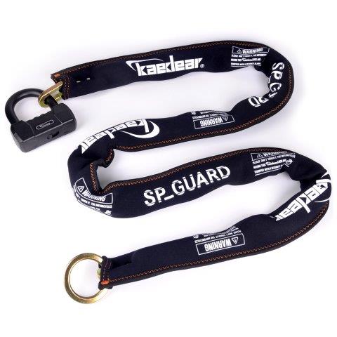 SP-GUARD パッドロック&チェーン 2000mm KDR-LK2S カエディア