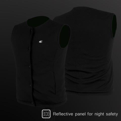 取寄 EK-108 エレクトリックインナーハイブリッドベスト(USB/7.4V) ブラック 2XLサイズ 08-108 コミネ