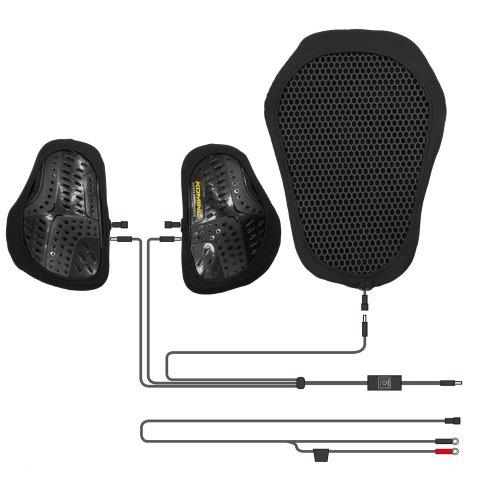 取寄 EK-307 12V ヒーティングインナー チェスト&バック パッド ブラック Freeサイズ 08-307 コミネ